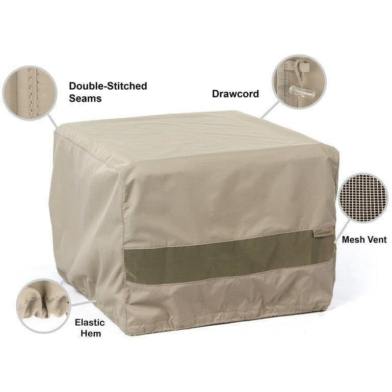 Square Ottoman Cover - Elite - Mancave Backyard