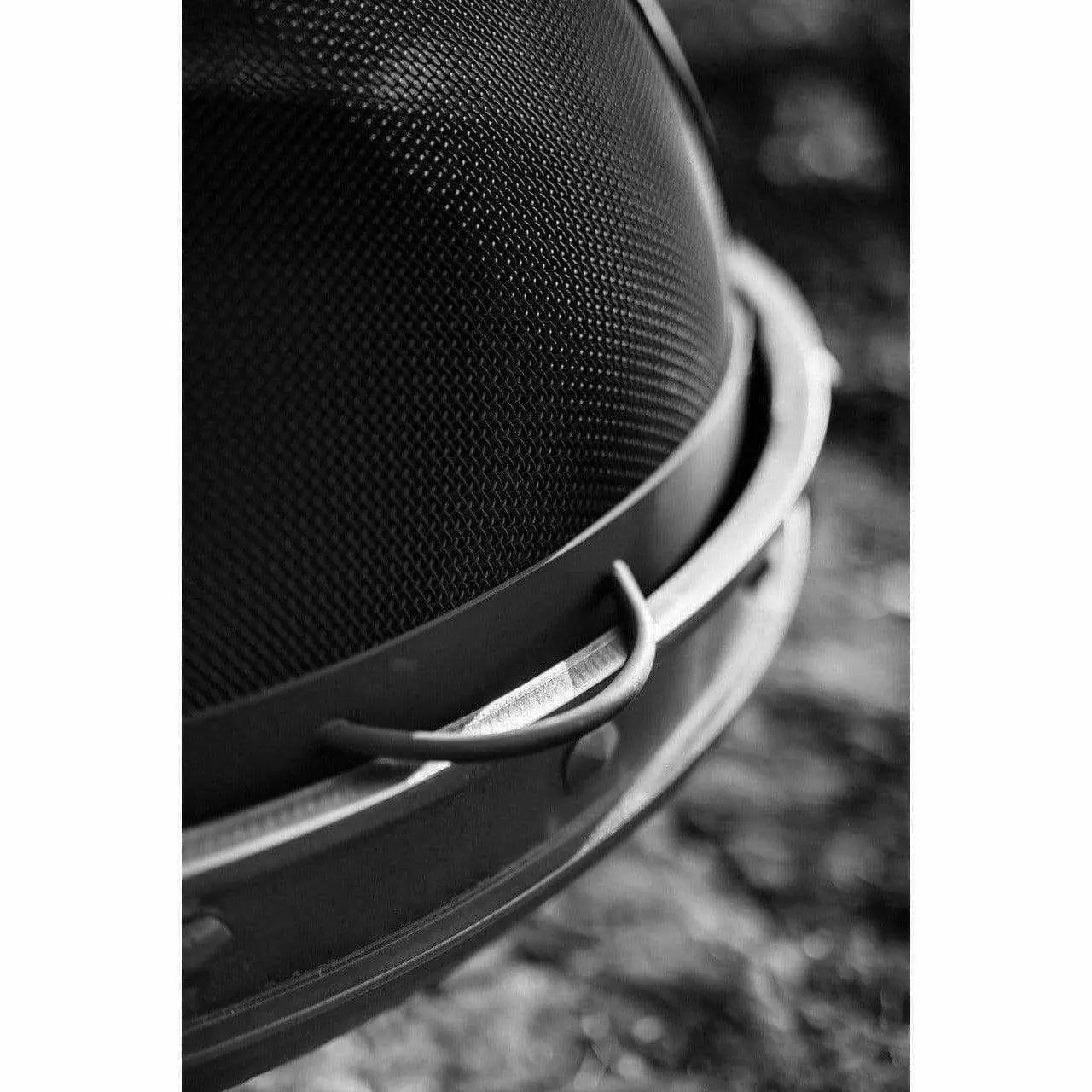 Fire Pit Spark Guard 36" - Heavy Stainless Steel Mesh Screen Fire Pit Art