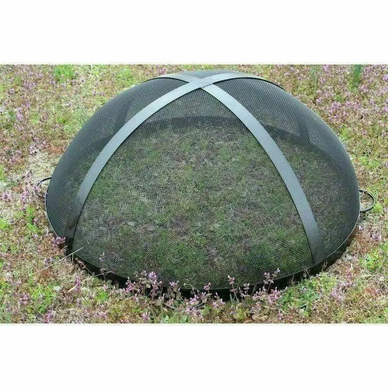 Fire Pit Spark Guard 36" - Heavy Stainless Steel Mesh Screen Fire Pit Art