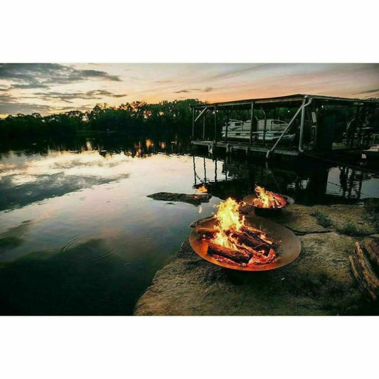 Fire Pit Art Asia 48" Carbon Steel Fire Pit Fire Pit Art