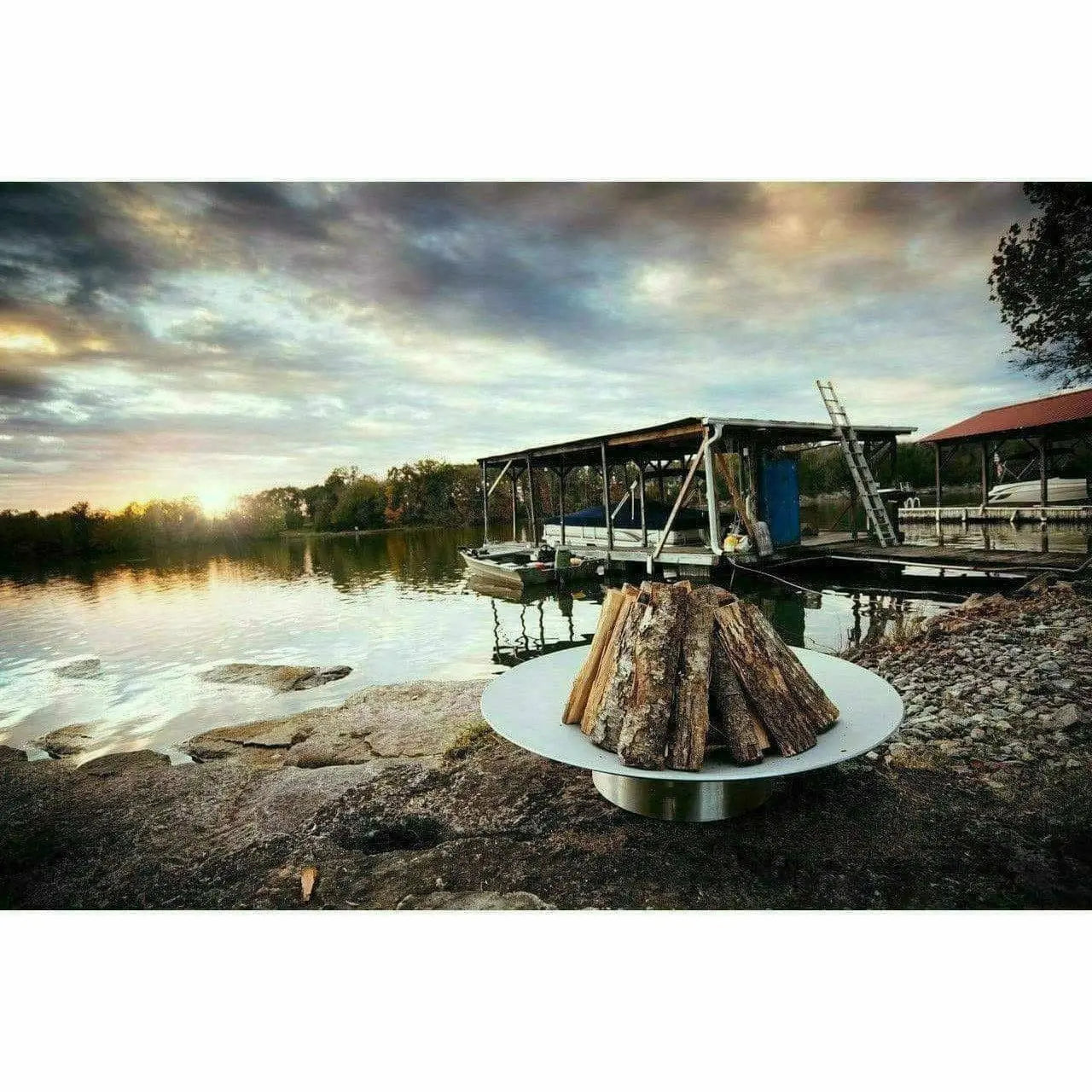 Fire Pit Art Bella Vita 46" Gas Fire Pit - Thumbnail 2