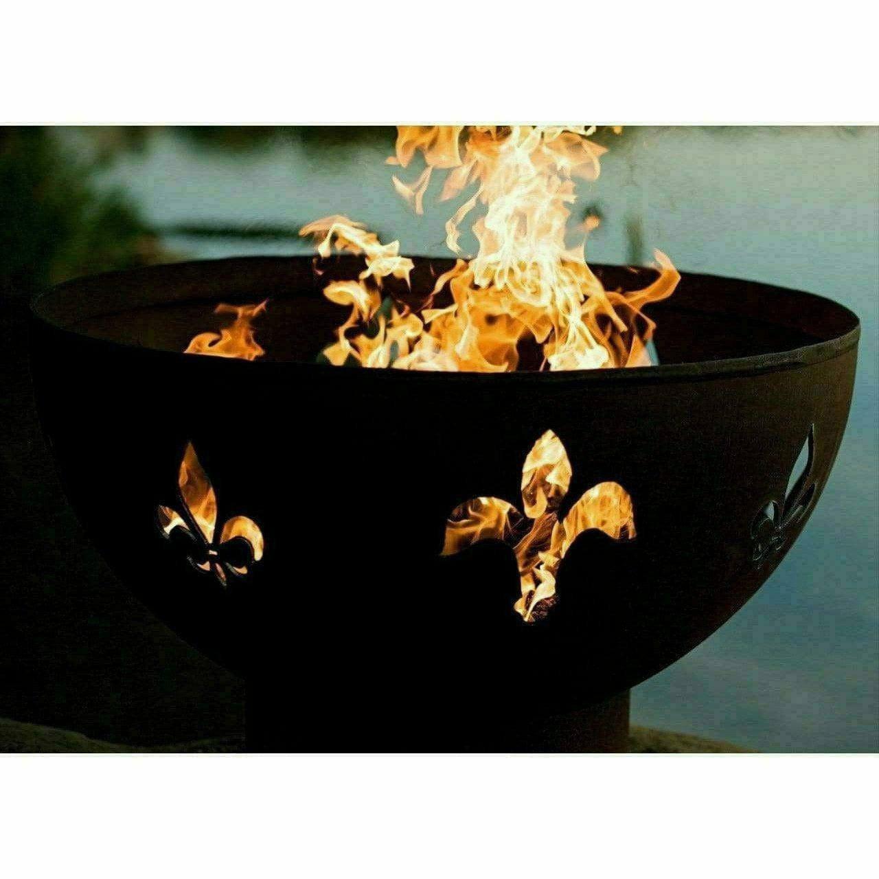 Fire Pit Art Fire Pit Fire Pit Art Fleur de Lis