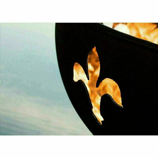 Fire Pit Art Fleur de Lis Fire Pit Art