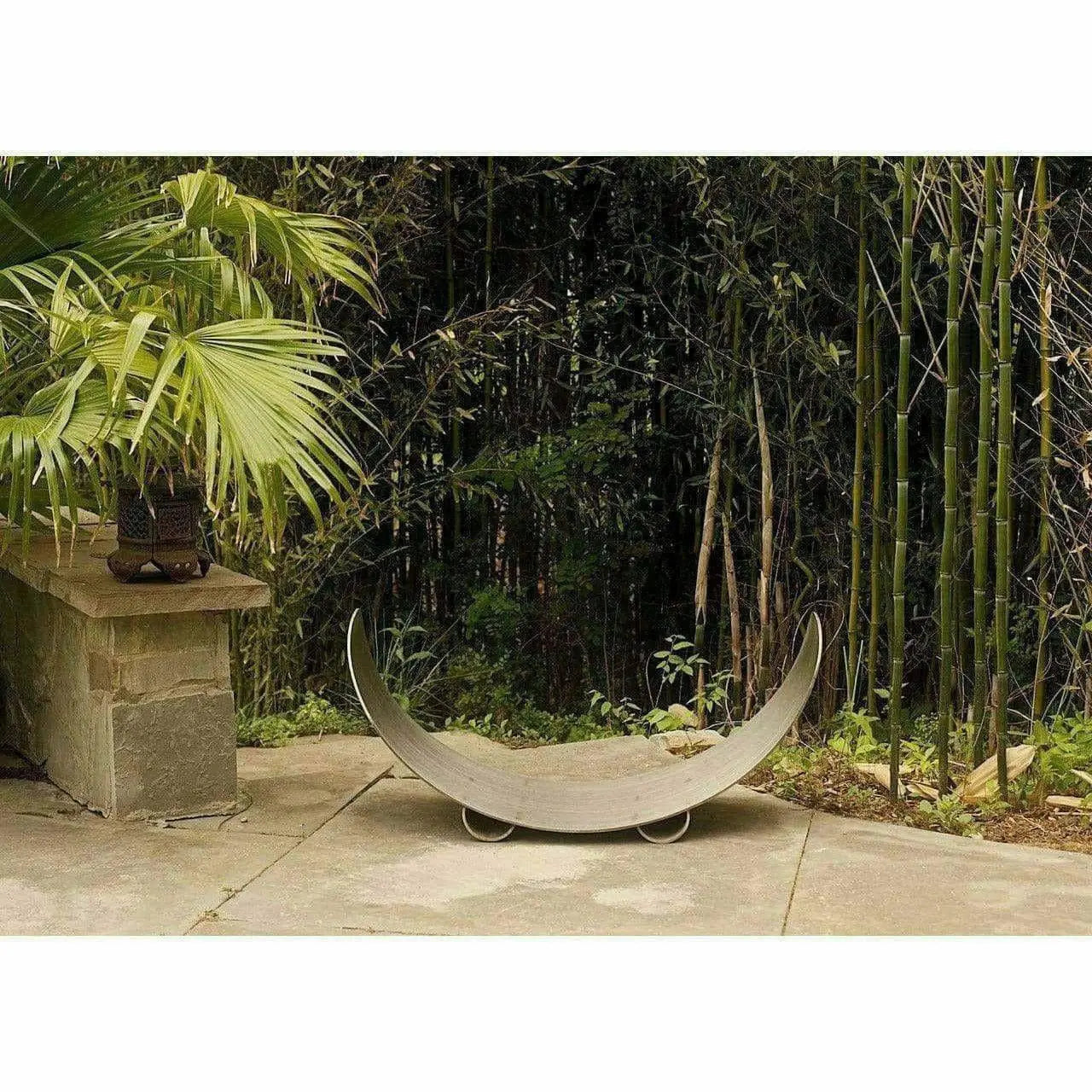 Log Rack - Crescent in Stainless Steel - Thumbnail 4