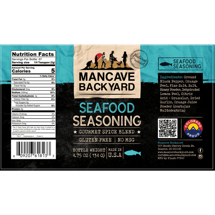 Mancave Backyard - Seafood Seasoning - Mancave Backyard