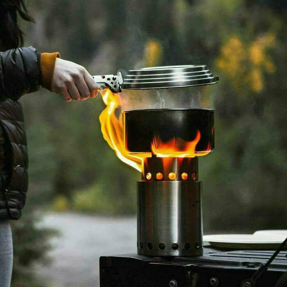 Solo Stove Campfire  -3 Pot Set - Mancave Backyard