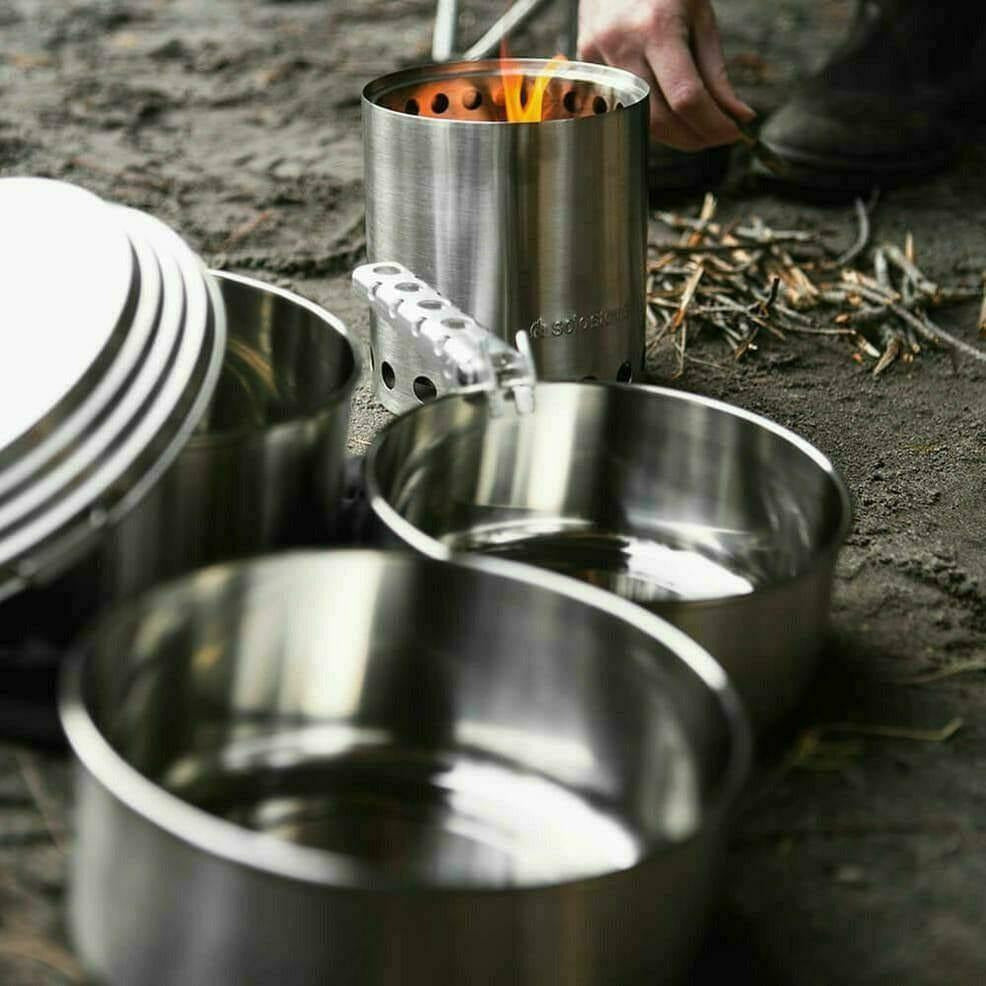 Solo Stove Campfire  -3 Pot Set - Mancave Backyard