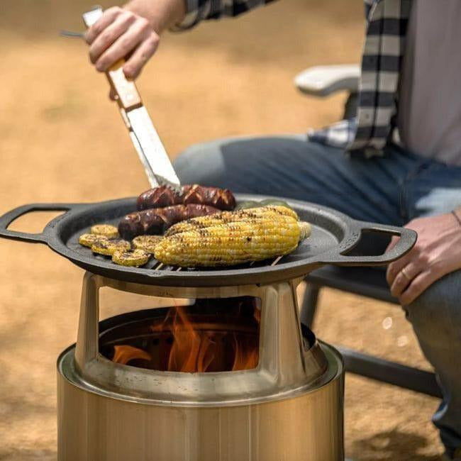 Ranger Cast Iron Grill Top + Hub - Mancave Backyard