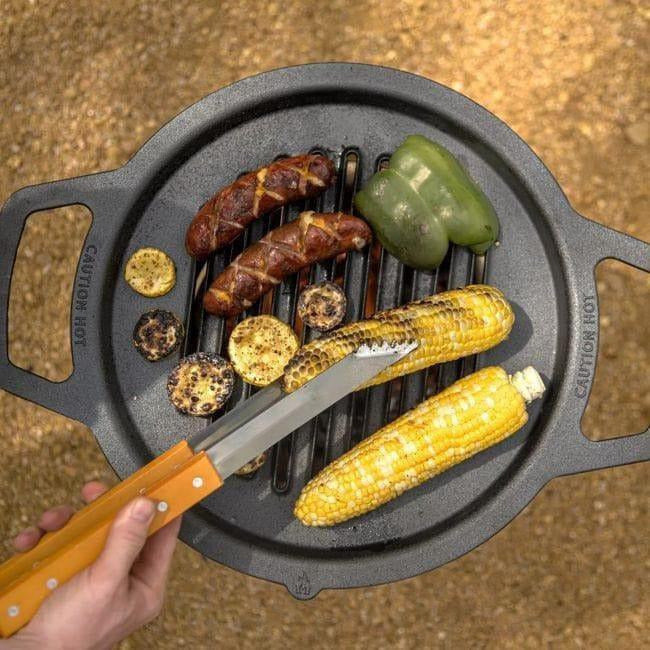 Ranger Cast Iron Grill Top + Hub - Mancave Backyard
